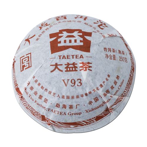 大益普洱茶 熟茶 2011年v93 熟沱 250克一沱装
