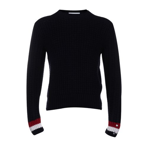 thom browne汤姆布朗休闲男士圆领套头针织衫毛衣降价