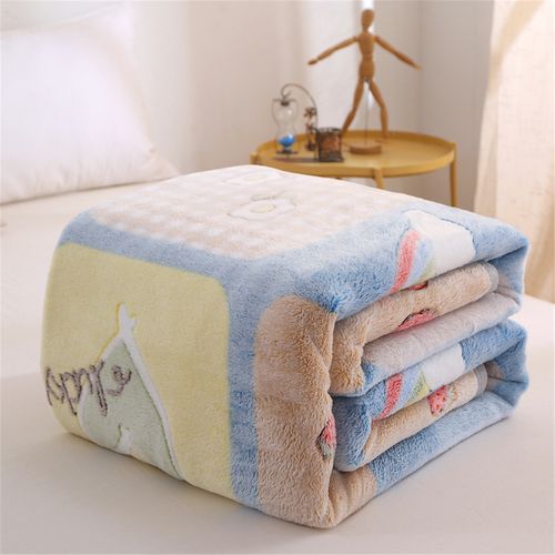 毛毯被子加厚冬季珊瑚绒小毯子冬季床单法兰绒办公室午睡毯毛巾被