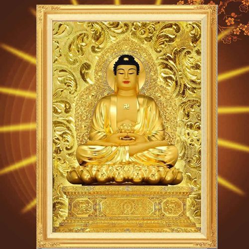 金身佛主祖如来佛像释迦牟尼钻石画满钻新款贴钻十字