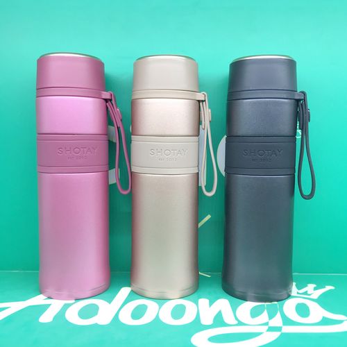 尚泰保温杯男女简约纯色便携304不锈钢长效保温办公杯子