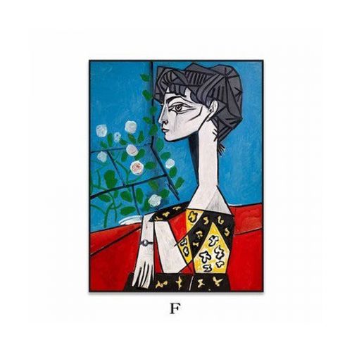 y毕加索抽象艺术客厅装饰画玄关野兽派挂画大师世界名画走廊挂画北极