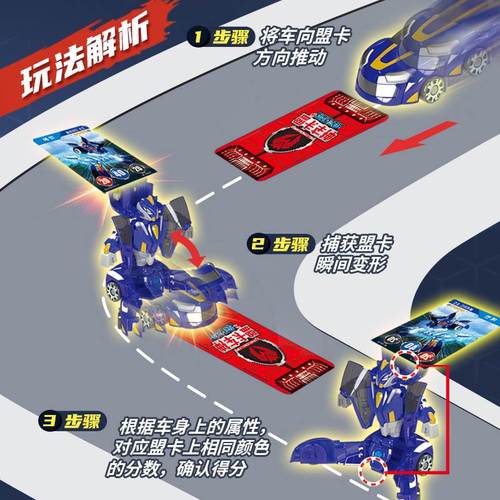 盟卡车神魔幻对决变形机器人男孩儿童玩具云际天马神迹巨男孩玩具