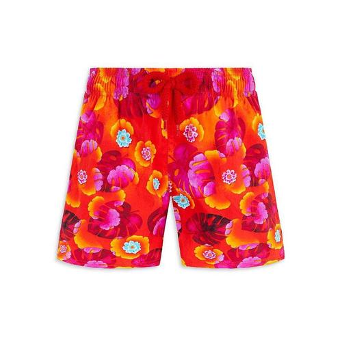 floral print swim trunks - little kid, big kid