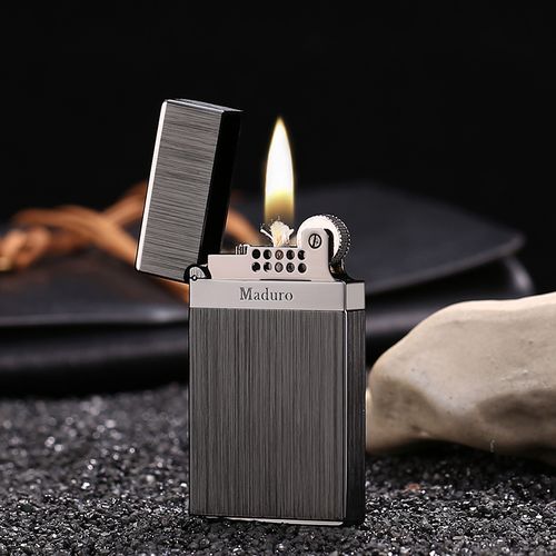 朗声打火机煤油个性钢音响音打火机全铜砂轮超薄创意男士火机礼物