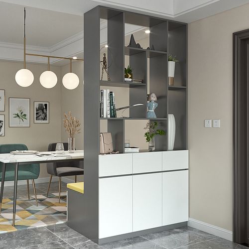 鞋柜卡座装饰柜一体进门客厅餐边柜靠墙装饰隔断柜定制门厅柜玄关