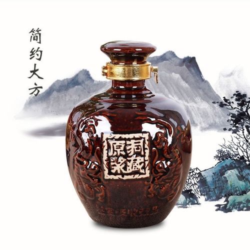 原浆洞藏陶瓷酒瓶1斤2斤3斤5斤10斤酒瓶内塞密封酒壶酒具白酒瓶