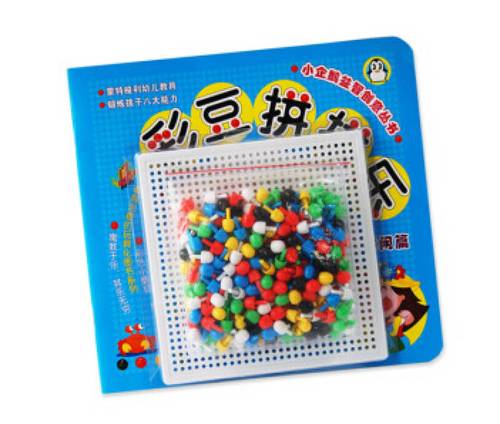 小企鹅益智创意丛书:彩豆拼拼乐(休闲篇)