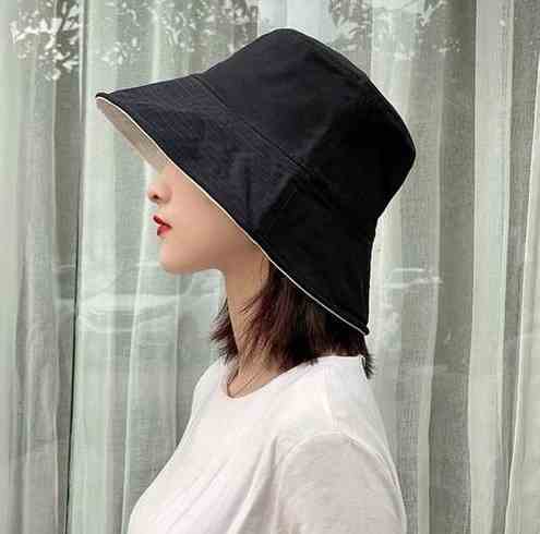 今年流行的d春款帽子2021年新款渔夫帽女早春日系赫本风鱼夫女帽