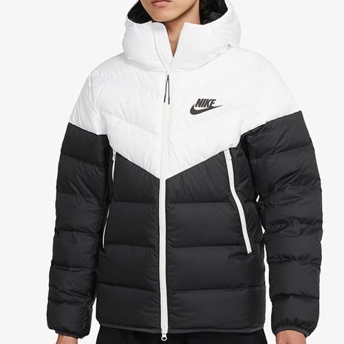 nike耐克冬装男 2021冬季新品运动服舒适透气撞色拼接休闲外套加绒