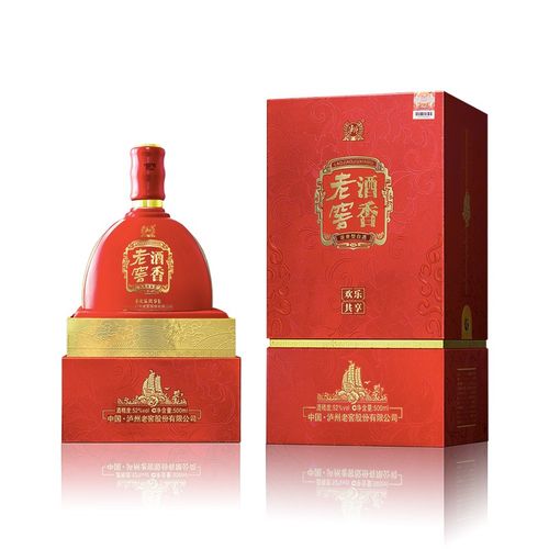 泸州 老窖酒香白酒 欢乐共享 浓香型 500ml 单瓶装 52度