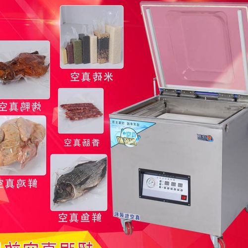 全自动卤料熟食品真空包装机抽真空机封口机商用干湿两用dz-500