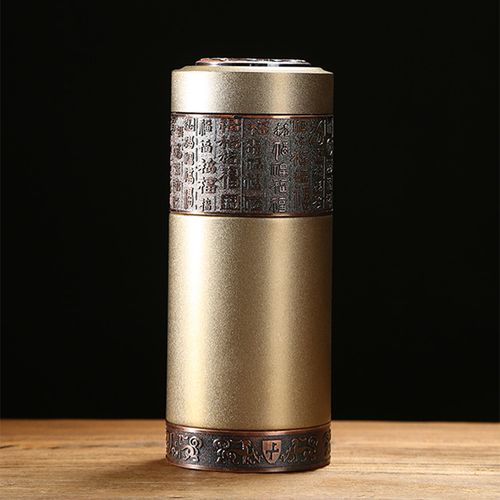 紫砂保温杯男女士茶杯陶瓷水杯子礼品大容量刻字定制