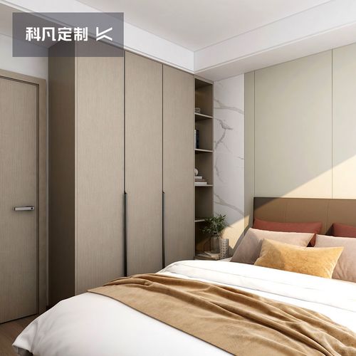 科凡全屋定制简约定制衣柜家用卧室衣帽间可选穿衣镜饰品盒收纳柜