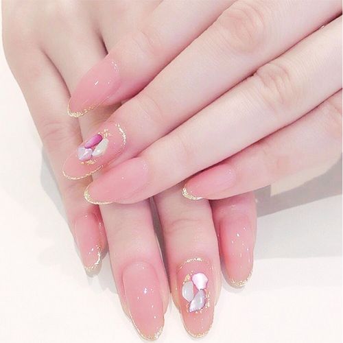 孜甲花新娘甲定制穿戴美甲光疗高端奢华结婚甲贴片大气手工假指甲成品