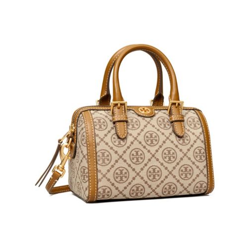 汤丽柏琦tb女包 代购汤丽柏琦女包 monogram单肩手提老花波士顿酒桶包