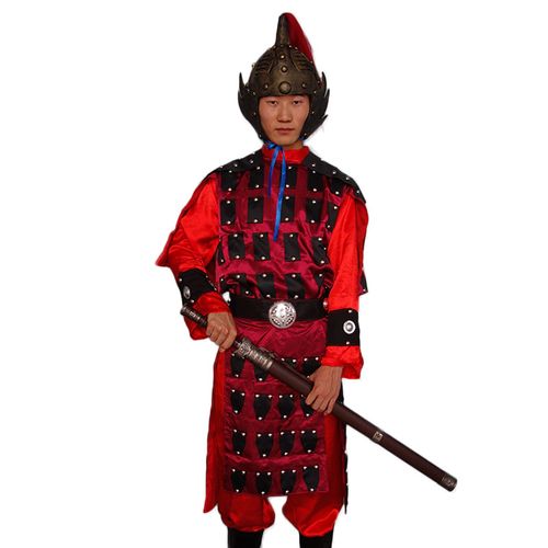 古代士兵将军汉朝三国将士先锋护卫岳家军舞台演出合唱服装出租