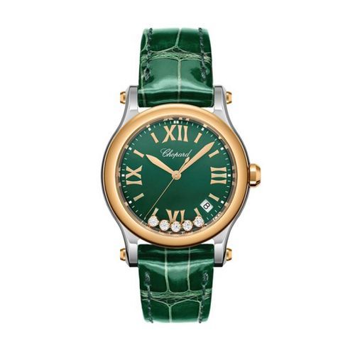 chopard萧邦手表happysport女表快乐5钻石皮带石英表278582-6005