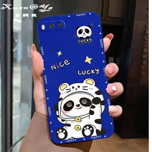 抖音爆款小米6手机壳男女可爱冰卡通墩mi6x全包防摔软壳克莱因蓝