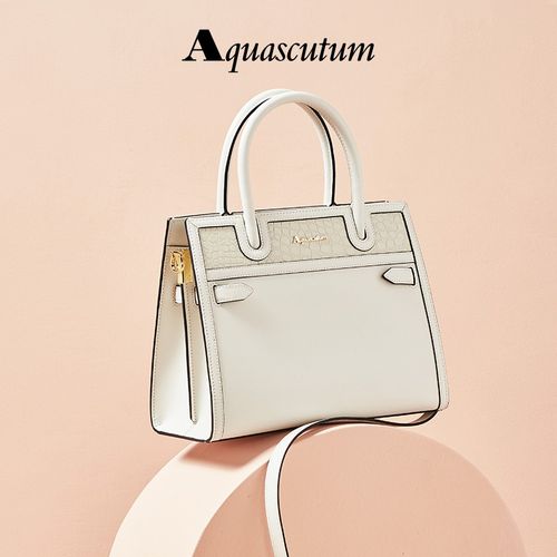 雅格狮丹(aquascutum)手提包女2021春季新款女包包时尚优雅宴会凯莉包