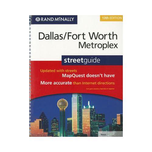 【预订】rand mcnally dallas/fort worth metroplex street guide