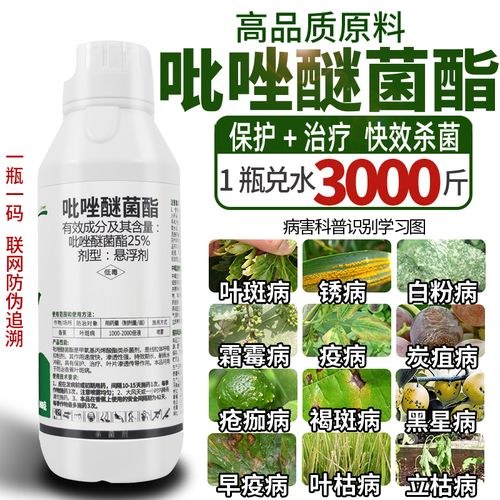 农药店吡唑醚菌酯咪菌酯叶斑白粉病霜霉病专用药醚酯酯农用杀菌剂 100