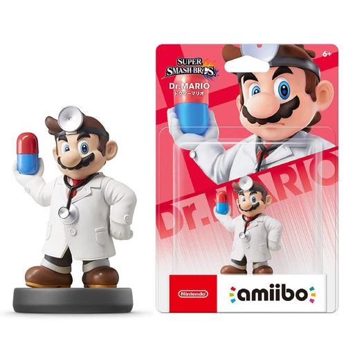 任天堂正版amiibo手办 奥德赛马里奥医生马力欧摆件 ns 3ds配件