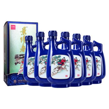 【酒厂直发】景芝景阳春 52度500ml*6瓶白酒整箱口感绵柔浓香型礼品