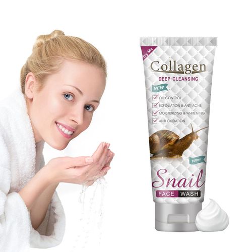 snail face wash facial cleanser moisturizing soft洗面奶洁面