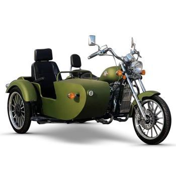 新品边三轮偏三轮摩托车400电喷双缸水冷太子挎子整车可上牌