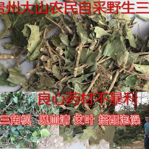 中药材贵州野生中药材三角枫 可搭配艾叶见血清泡澡