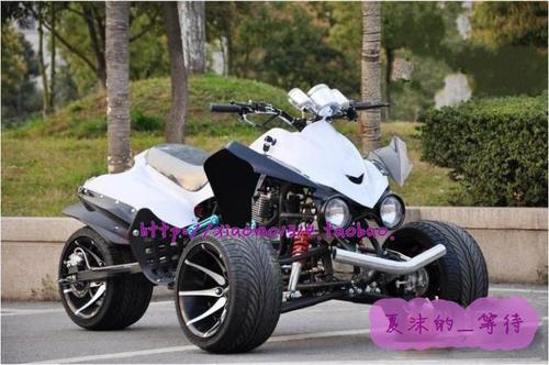 新版250cc倒三轮沙滩车 川崎款f1三轮摩托车 铝轮12寸轮胎 山地车