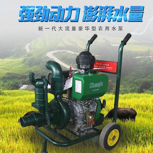 柴油机抽水泵农用自吸喷灌一体泵高杨程大功率农田灌溉抽水机