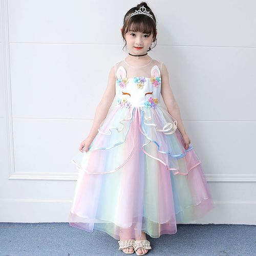 女童连衣裙夏装春秋儿童礼服公主裙超洋气宝宝两件套小女孩裙子秋