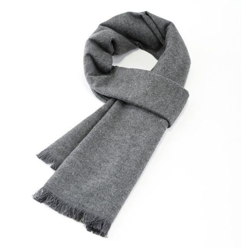 新款纯色男士围巾秋冬季韩版浅灰色围脖男女同款加厚保暖多色可选