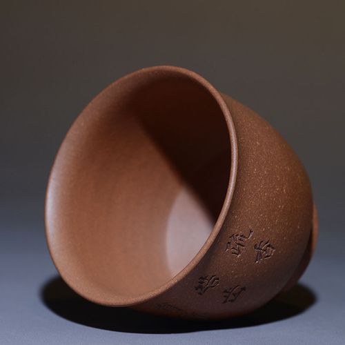 工砂杯杯绘全手紫紫砂杯主人杯v品茗刻收藏品