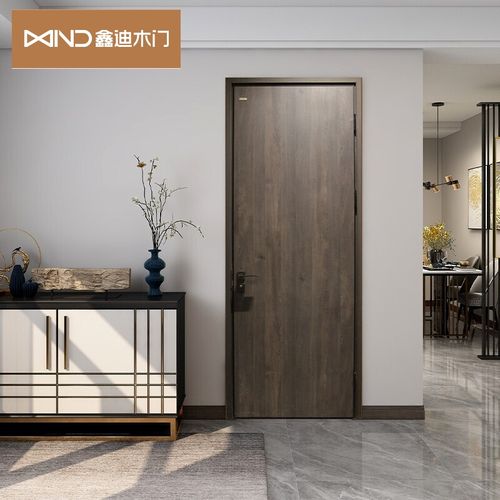 鑫迪木门 静音门简约室内门实木复合门隔音门卧室门xf-1001a