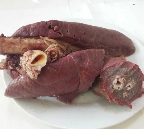 2斤五香猪肺卤猪肺肺头熟食即食真空下酒凉菜补虚补肺免洗熟猪优