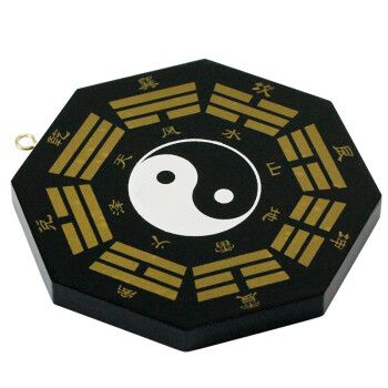 慈缘正堂 黑色八卦镜大尺寸桃木八卦镜挂大门 房屋房屋补角挂阳台挂