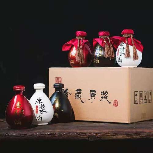 洞藏高粱酒纯谷酒玉米酒老酒高纯度粮食白酒1斤6瓶装52度整箱
