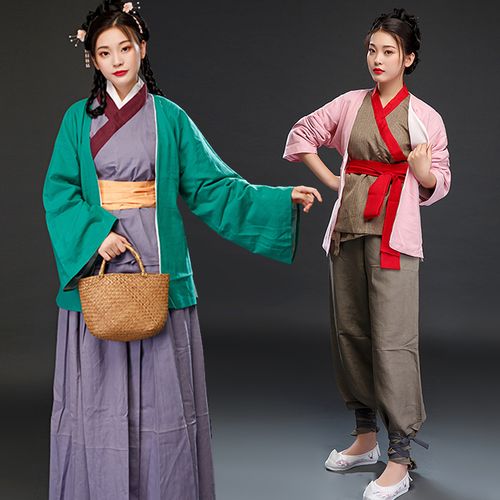 影视剧武林外传同款古装女群演女掌柜演出服平民农妇服装演出服