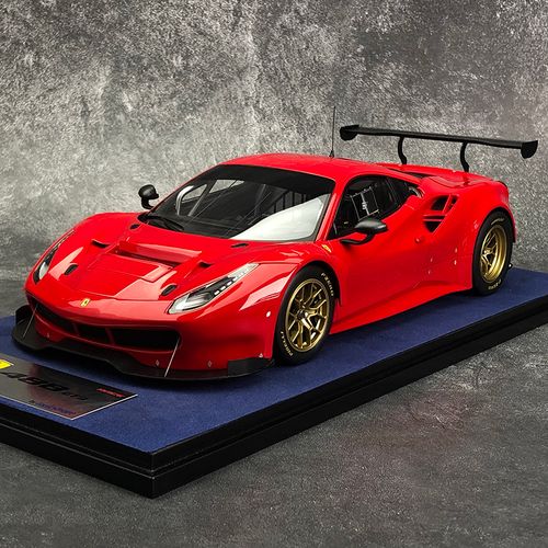 沙沙汽车模型looksmart 1:18 法拉利 488 gt3超跑树脂收藏