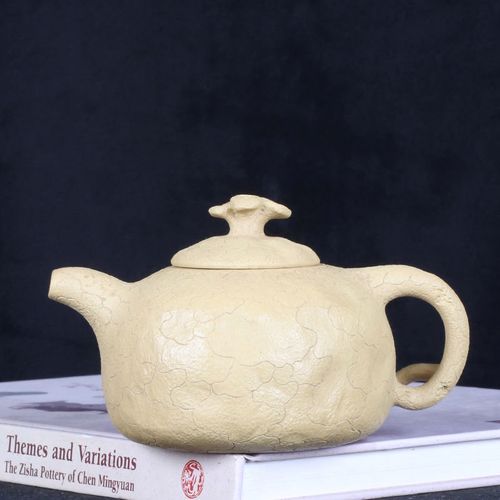 台湾回流老茶壶宜兴原矿紫砂名家裴石民纯手工本山绿泥灵芝供春壶
