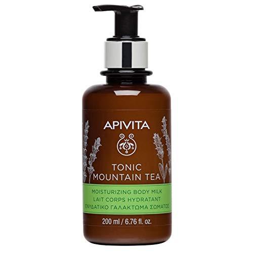 apivita tonic mountain tea moisturizing body milk 6.76 fl.oz