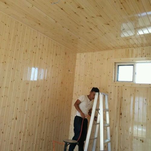 免漆桑拿板扣板实木阳台吊顶阁楼杉木板松木板墙裙防腐木木屋护墙