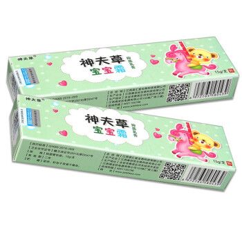 神夫草宝宝霜皮肤膏外用草本乳膏软膏ls