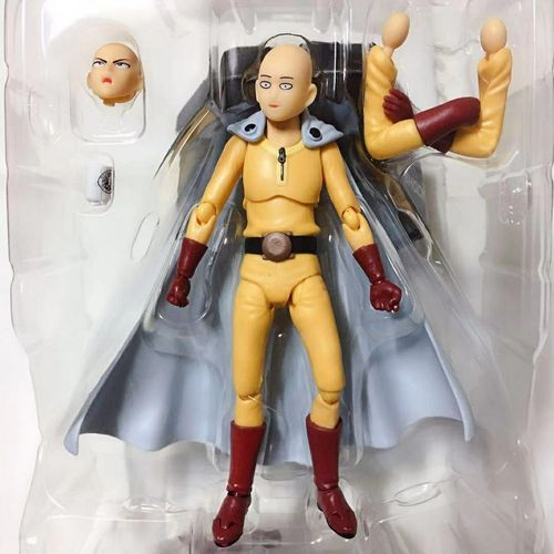 现货 figma310 一拳超人 琦玉老师 击光头男可动换脸手办摆件公仔