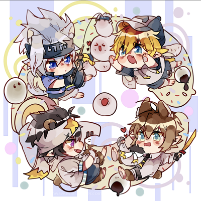 【现货】凹凸世界钥匙扣格瑞金安迷修雷狮子元旦钥匙扣