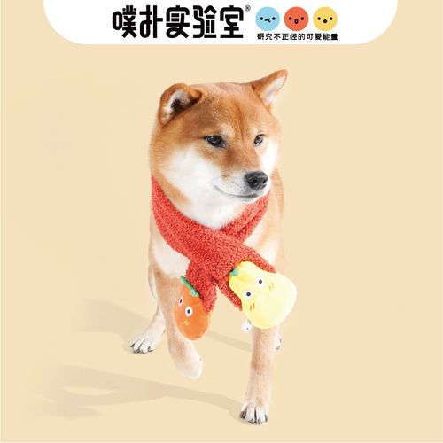 purlab噗扑实验室宠物围兜大桔大梨猫狗围巾可爱口水巾围脖中型