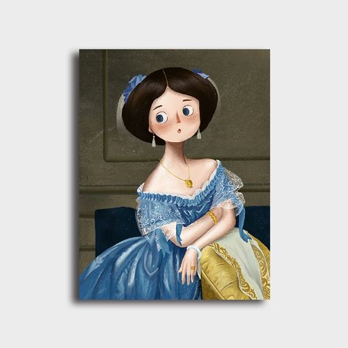 史历克 数字油画diy卡通人物q版世界名画手工填色减压